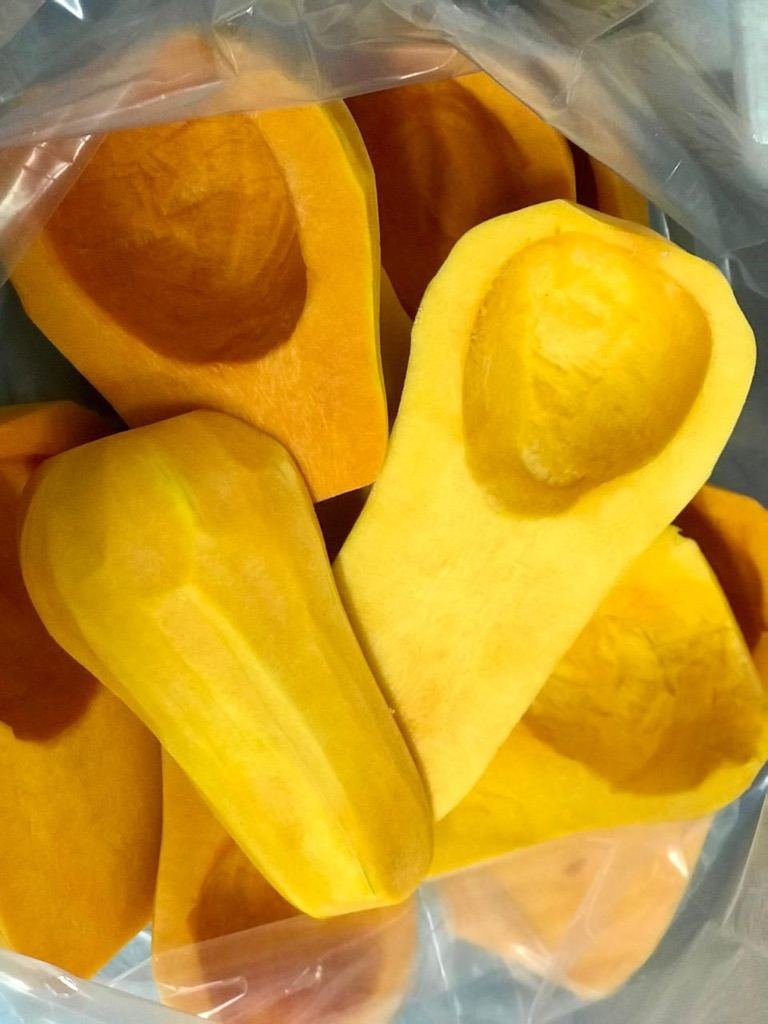 Calabaza en gajos