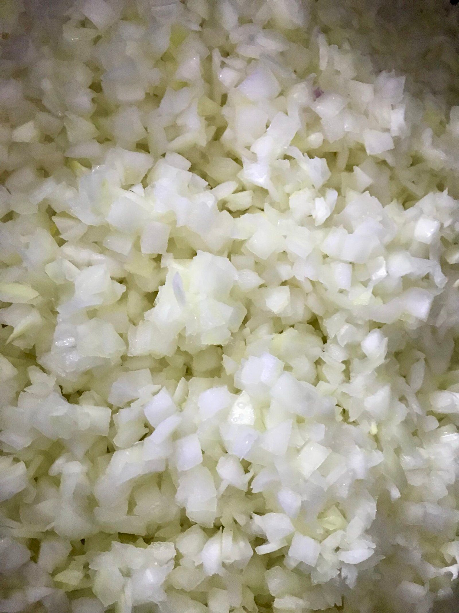 Cebolla en cubos